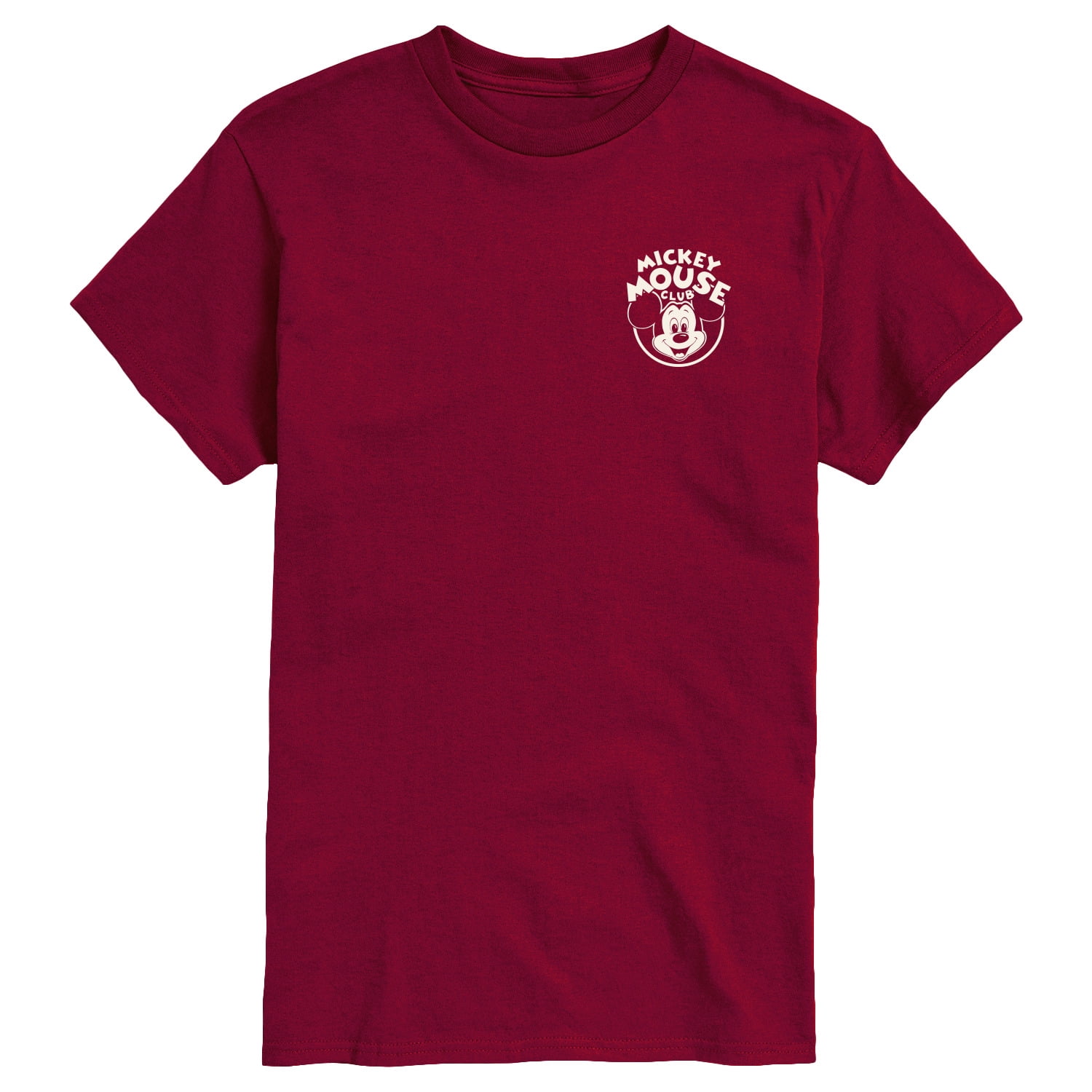 Disney - Mickey Mouse Club Logo - Men's Short Sleeve Graphic T-Shirt ...