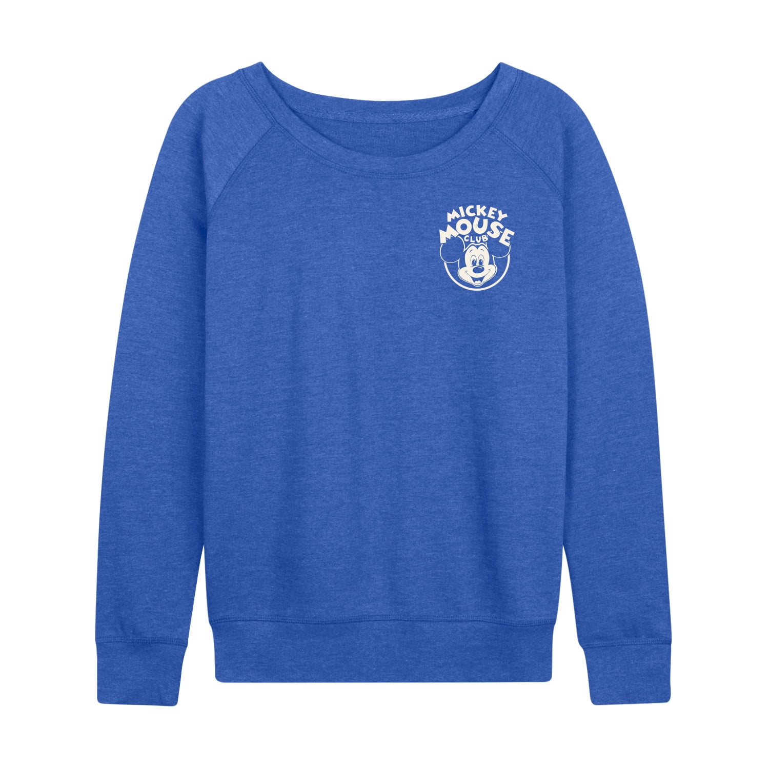 Disney - Mickey Mouse Club Logo - Women's French Terry Long Sleeve ...