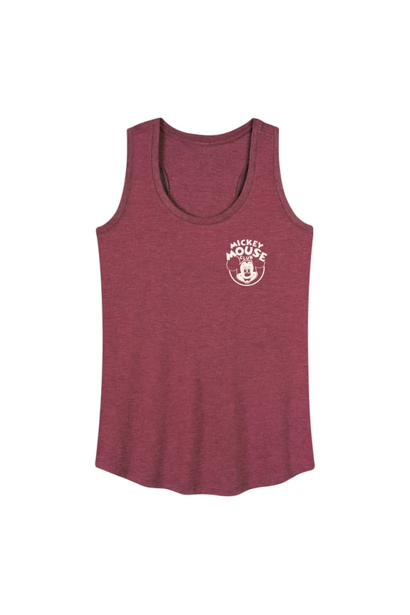 - Mickey Mouse Club Logo - Women's Racerback Graphic Tank