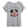 thumbnail image 1 of Disney - Mickey Mouse Club Member - Juniors Oversized Graphic T-Shirt, 1 of 4