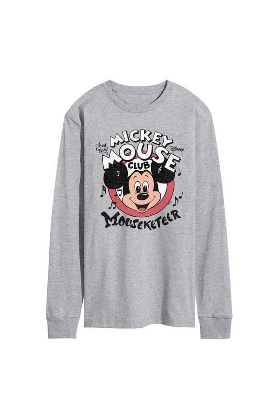 - Mickey Mouse Club Member - Men's Long Sleeve Graphic T-Shirt