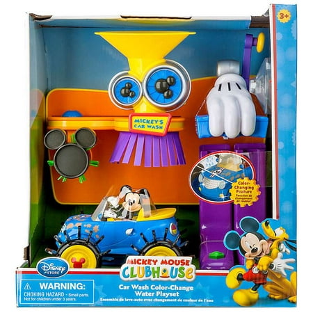 Disney Mickey Mouse Clubhouse Car Wash Color-Change Water Playset