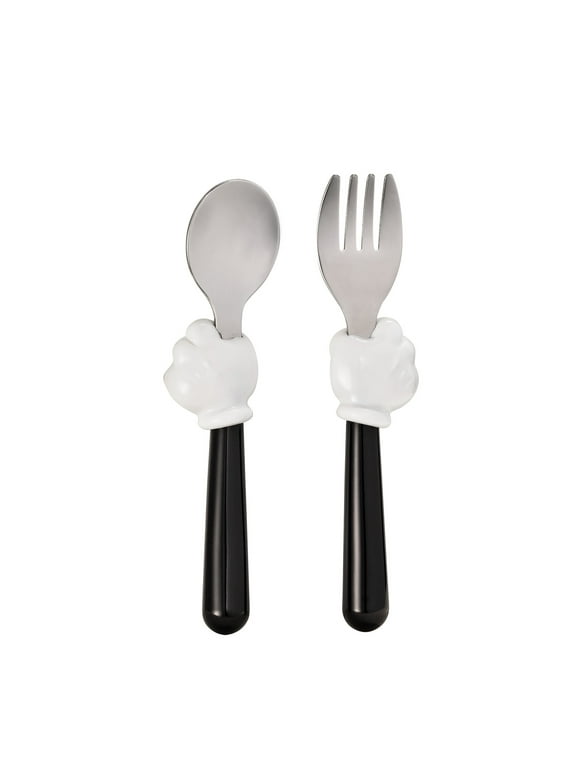 Disney Mickey Mouse Clubhouse Easy Grasp Fork & Spoon Toddler Flatware