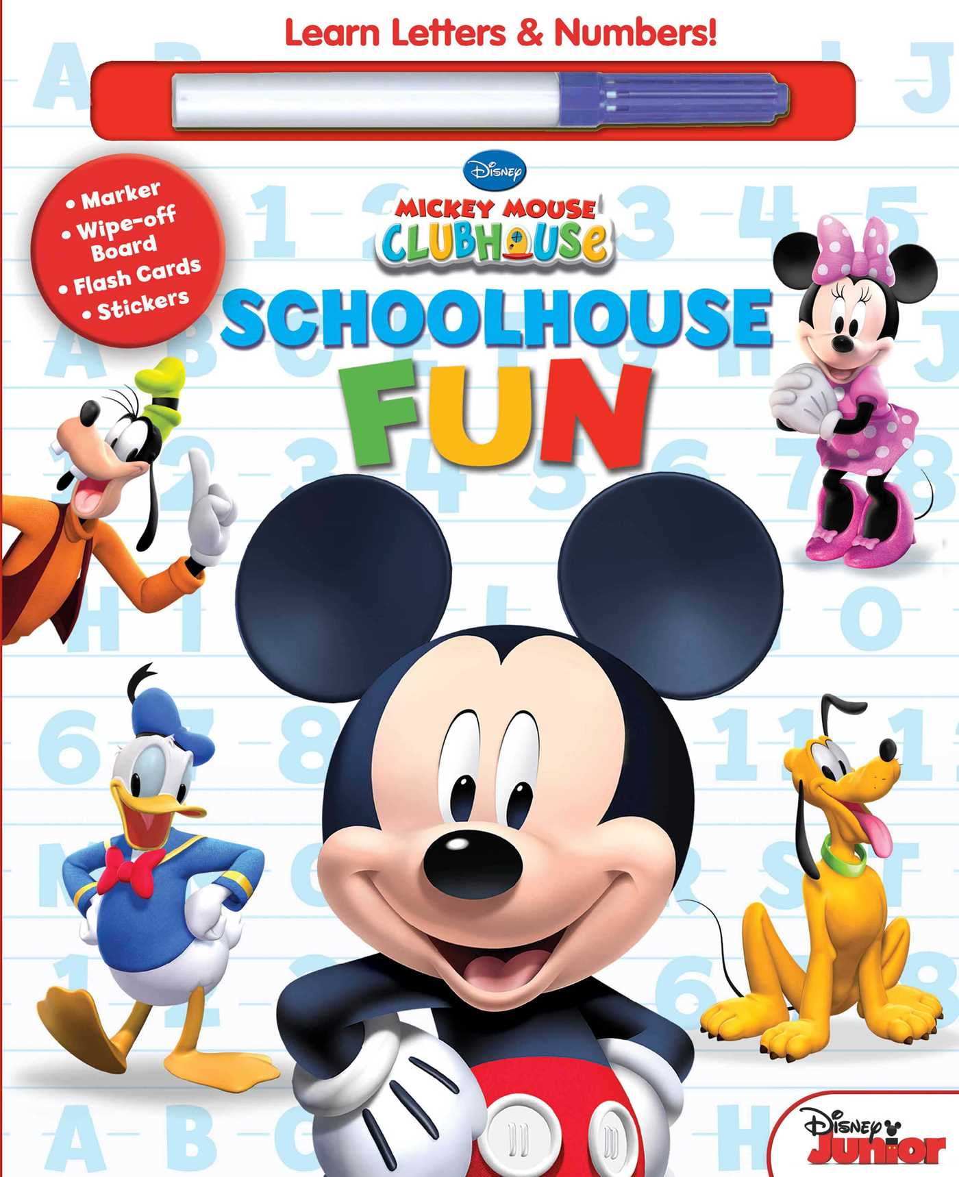 Disney Mickey Mouse Clubhouse: Schoolhouse Fun : A,B,Cs & 1, 2, 3s  (Hardcover)