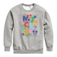 thumbnail image 1 of Disney - Mickey Mouse - Colorful Icons - Youth Crewneck Fleece Sweatshirt, 1 of 5