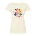 thumbnail image 1 of Disney - Mickey Mouse - Colorful Retro Style - Juniors Fitted Graphic T-Shirt, 1 of 5