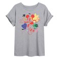 thumbnail image 1 of Disney - Mickey Mouse - Colorful Retro Style - Juniors Ideal Flowy Muscle T-Shirt, 1 of 5