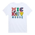 thumbnail image 1 of Disney - Mickey Mouse Colorful - Toddler Boys Short Sleeve Graphic T-Shirt, 1 of 4