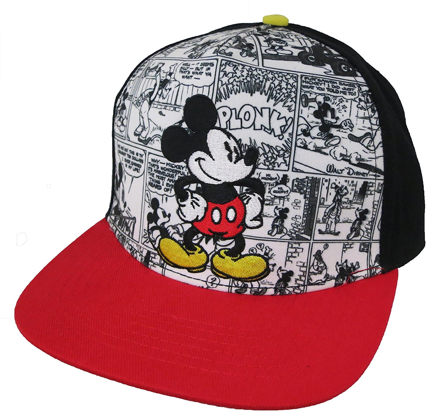 George Hats Mickey Hat with Red Mesh - 2024 Size Adult