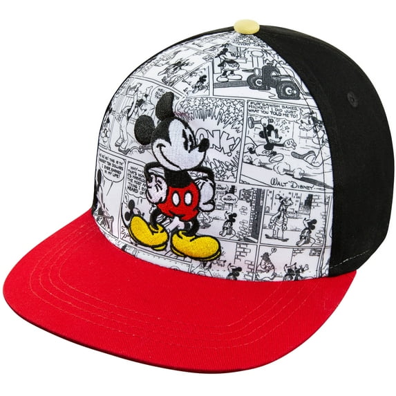 Disney Mickey Mouse Comics Baseball Cap - Size Boys - Adjustable - 100% Cotton