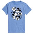 thumbnail image 1 of Disney - Mickey Mouse - Conversation Bubbles - Men's Short Sleeve Graphic T-Shirt, 1 of 1
