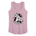 thumbnail image 1 of Disney - Mickey Mouse - Conversation Bubbles - Women's Racerback Tank Top, 1 of 4