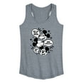 thumbnail image 1 of Disney - Mickey Mouse - Conversation Bubbles - Women's Racerback Tank Top, 1 of 4