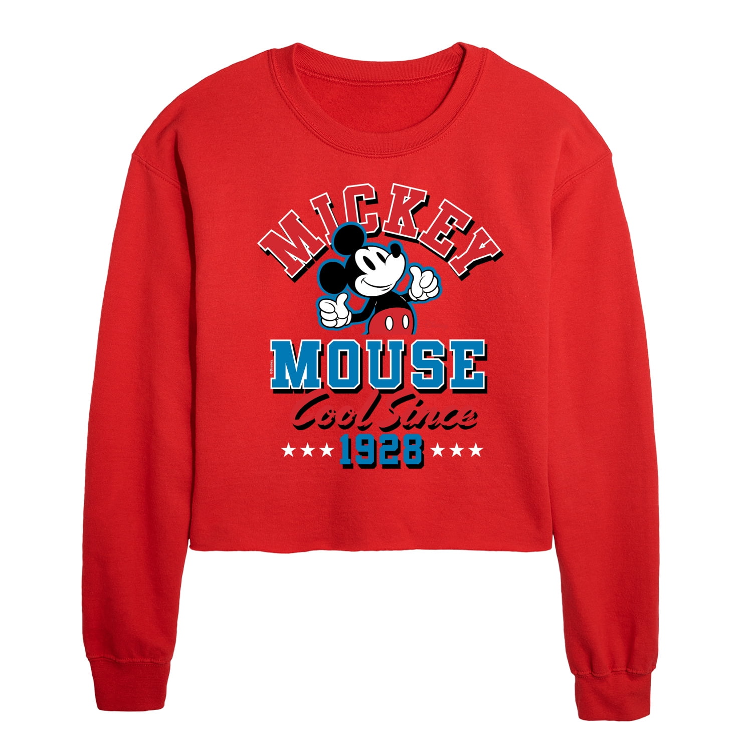 Mickey mouse crop top sweater sale