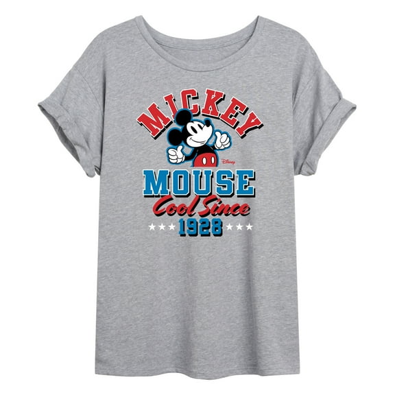 Disney - Mickey Mouse - Cool Since 1928 - Juniors Ideal Flowy Muscle T-Shirt