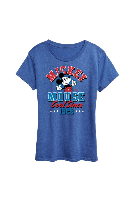 - Mickey Mouse - Cool Since 1928 - Women's Short Sleeve Graphic T-Shirt
