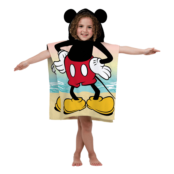 Disney Mickey Mouse Cotton Towel & Washcloth, Multicolor