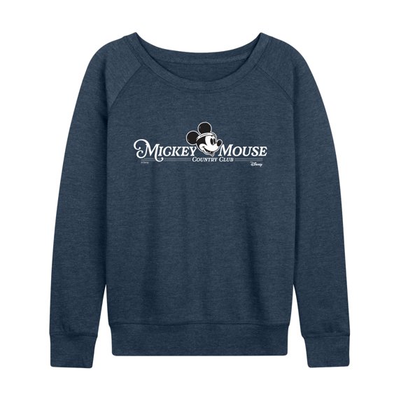 Disney - Mickey Mouse Country Club - Women's French Terry Long Sleeve Pullover