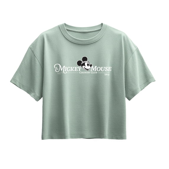 Disney - Mickey Mouse Country Club - Youth Girls Boxy T-Shirt