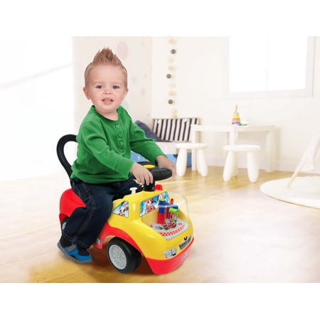 Disney Mickey Mouse Crane Deluxe Activity Ride-On With Lights N' Sounds