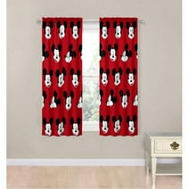 Disney Mickey Mouse Cute Faces Room Darkening Curtain Panels (Set of 2)