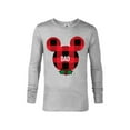 thumbnail image 1 of Disney Mickey Mouse DAD Holiday Family - Long Sleeve T-Shirt for Men- Customized-Athletic Heather, 1 of 4