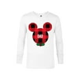 thumbnail image 1 of Disney Mickey Mouse DAD Holiday Family - Long Sleeve T-Shirt for Men- Customized-White, 1 of 4
