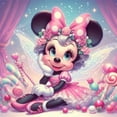 thumbnail image 1 of DIY 5D Diamond Digital Painting Kit Crystal Rhinestone Embroidery Cross Stitch Artwork Crafts Canvas wall Decoration Birthday Gift (Mickey Minnie) 12 X 12 inches, 1 of 5