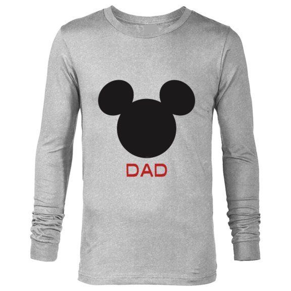 Disney Mickey Mouse Dad Family - Long Sleeve T-Shirt for Men – Customized-Athletic Heather