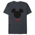 thumbnail image 1 of Disney Mickey Mouse Dad Family - Short Sleeve Blended T-Shirt for Adults – Customized-Navy Heather, 1 of 5
