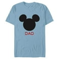 thumbnail image 1 of Disney Mickey Mouse Dad Family - Short Sleeve Blended T-Shirt for Adults – Customized-Ocean Blue, 1 of 5
