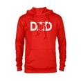 thumbnail image 1 of Disney Mickey Mouse Dad  - Pullover Hoodie for Adults- Customized-Red Heather, 1 of 5
