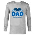 thumbnail image 1 of Disney Mickey Mouse Dad in The Making - Long Sleeve T-Shirt for Men - Customized-Athletic Heather, 1 of 5