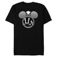 thumbnail image 1 of Disney Mickey Mouse Diamond Wedding Ring Husband Groom Mr - Short Sleeve Blended T-Shirt for Adults - Customized-Black, 1 of 5