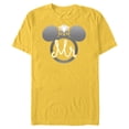 thumbnail image 1 of Disney Mickey Mouse Diamond Wedding Ring Husband Groom Mr - Short Sleeve Blended T-Shirt for Adults - Customized-Yellow, 1 of 5