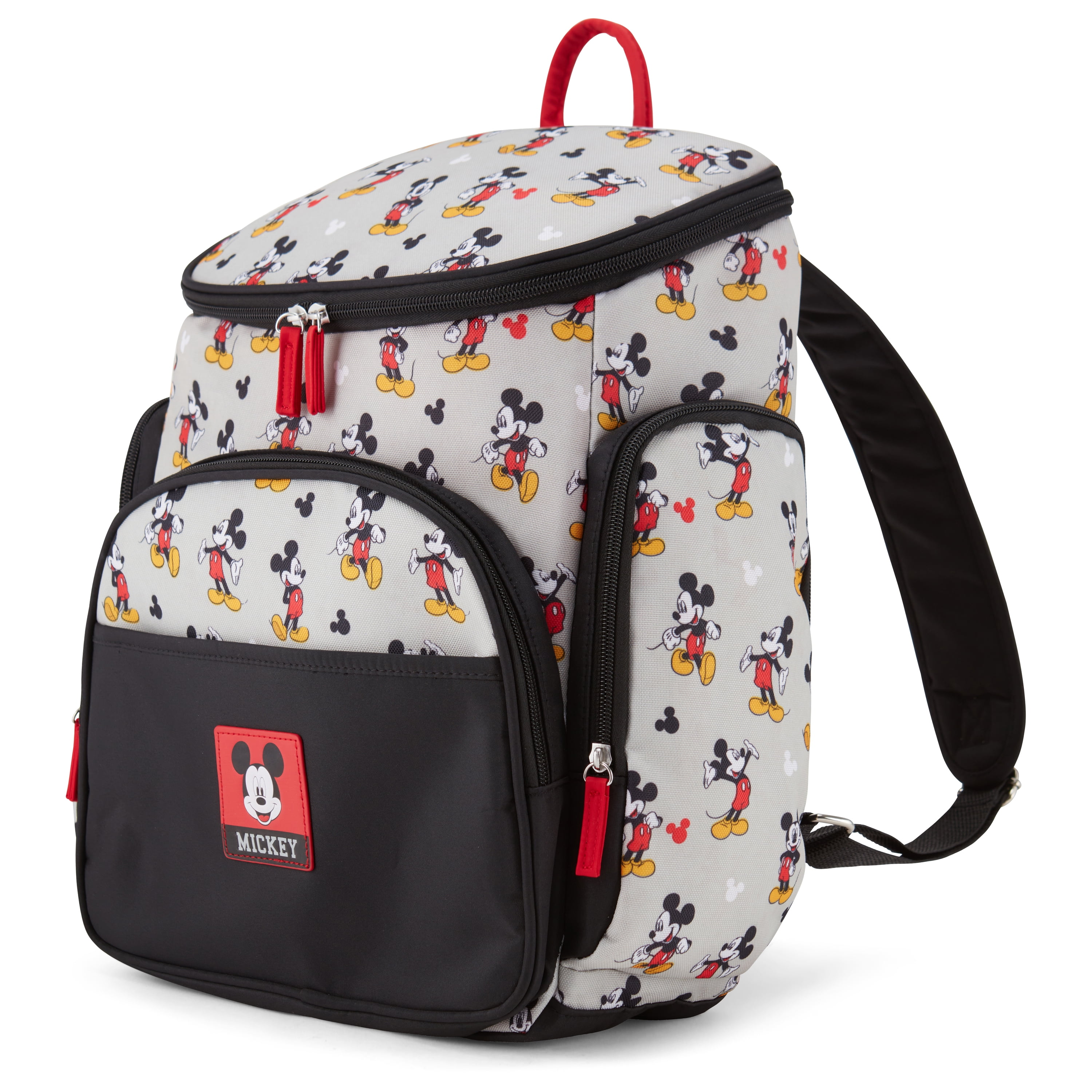 Flipkart.com | HOMESTIC Disney Mickey & Minnie 2 Compartment Rexine School  Bag with Zipper|Small|Green School Bag - School Bag