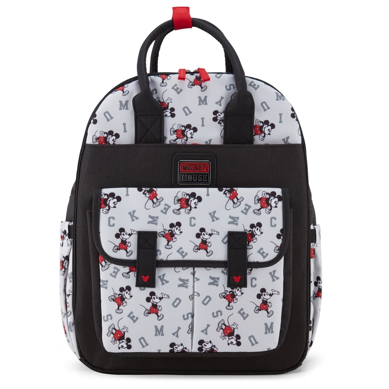 Disney Mickey Mouse Baby Backpack Diaper Bag with Slip 