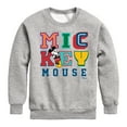 thumbnail image 1 of Disney - Mickey Mouse Different Letters - Youth Crewneck Fleece Sweatshirt, 1 of 5