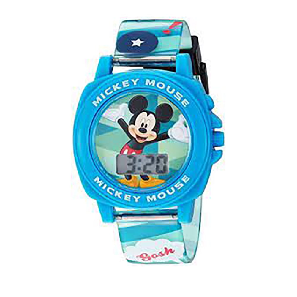 Disney Lilo and Stitch Unisex LED Watch with Charm (LAS4033WM) 