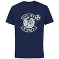 thumbnail image 1 of Disney Mickey Mouse Divisional Winner Sports Soccer Ball - Short Sleeve Cotton T-Shirt for Adults - Customized-Navy, 1 of 5