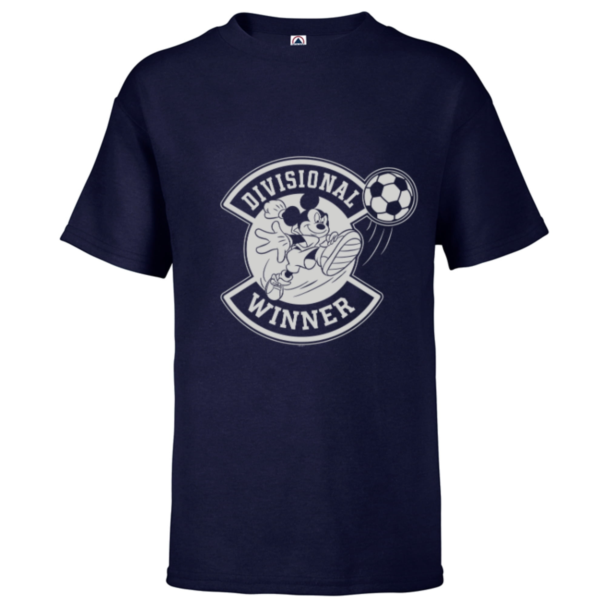 Disney Mickey Mouse Divisional Winner Sports Soccer Ball Short Sleeve