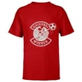 thumbnail image 1 of Disney Mickey Mouse Divisional Winner Sports Soccer Ball - Short Sleeve T-Shirt for Kids - Customized-Red, 1 of 5