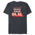 thumbnail image 1 of Disney Mickey Mouse Do Your Best to Reach Your Goals - Short Sleeve Blended T-Shirt for Adults - Customized-Navy Heather, 1 of 5