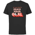 thumbnail image 1 of Disney Mickey Mouse Do Your Best to Reach Your Goals - Short Sleeve Cotton T-Shirt for Adults - Customized-Black, 1 of 5
