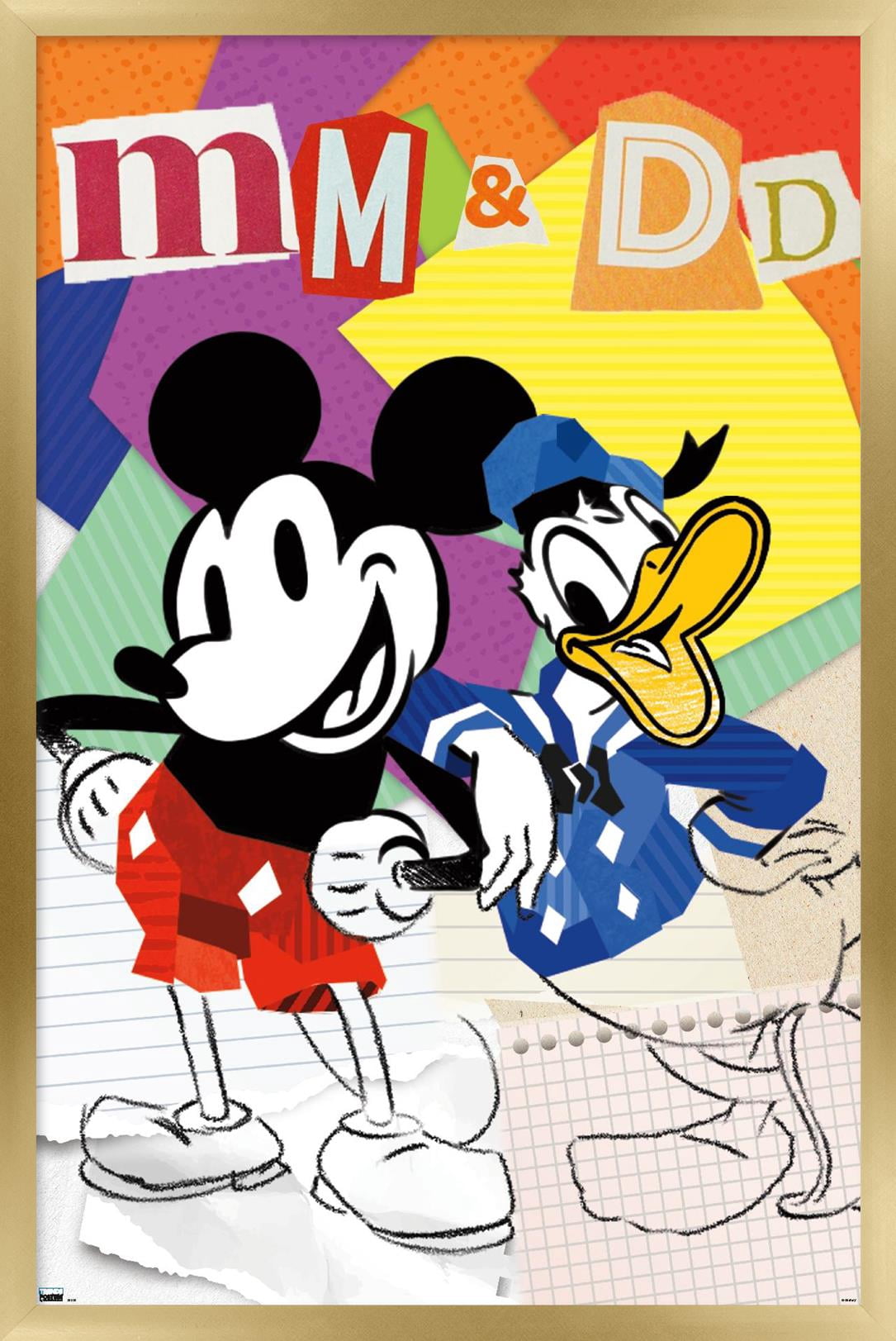 空山基 Sorayama Disney mickey ミッキーposter Disney-Mickey-Mouse-Donald-