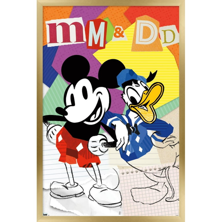 Disney Mickey Mouse & Donald - Design Elements Wall Poster, 14.725