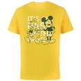 thumbnail image 1 of Disney Mickey Mouse Donald Duck It’s All Part of the Process - Short Sleeve Cotton T-Shirt for Adults - Customized-Yellow, 1 of 5