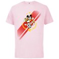 thumbnail image 1 of Disney Mickey Mouse Donald and Goofy Soccer Run Sports - Short Sleeve Cotton T-Shirt for Adults - Customized-Soft Pink, 1 of 5