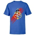 thumbnail image 1 of Disney Mickey Mouse Donald and Goofy Soccer Run Sports - Short Sleeve T-Shirt for Kids - Customized-Royal, 1 of 5
