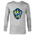 thumbnail image 1 of Disney Mickey Mouse Donald and Goofy Sports Football Soccer - Long Sleeve T-Shirt for Men - Customized-Athletic Heather, 1 of 5